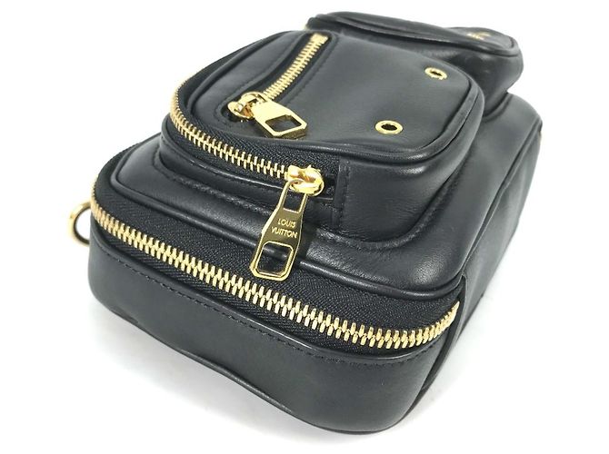 Pochette Crossbody Utility Monogram Louis Vuitton Nero Monogramma - vista 4