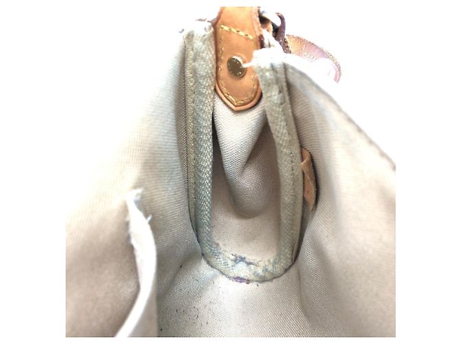 Borsa 3 in 1 Louis Vuitton Damier Azur Favorite MM Marrone Bianco - vista 13