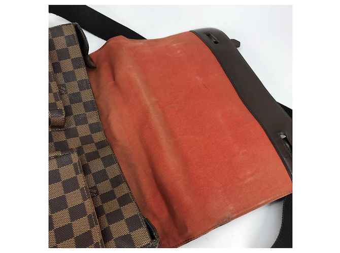 Borsa Messenger Damier Broadway Louis Vuitton Marrone Damier ebene - vista 10