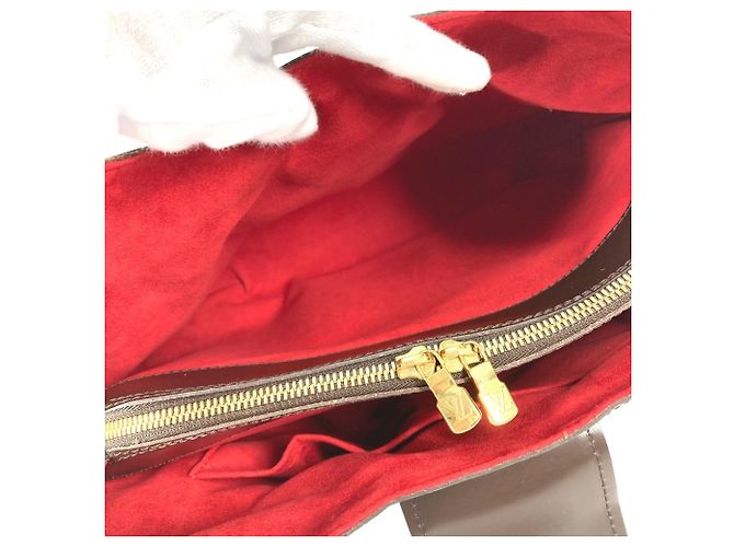 Borsa Tote Louis Vuitton Damier Sistine GM Marrone Damier ebene - vista 10