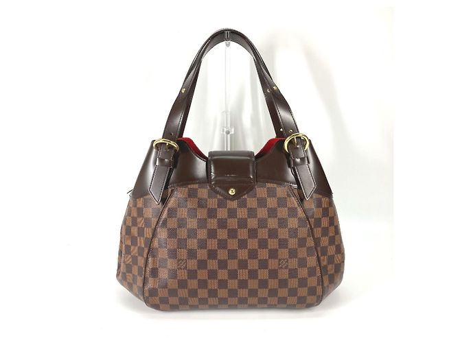 Borsa Tote Louis Vuitton Damier Sistine GM Marrone Damier ebene - vista 2