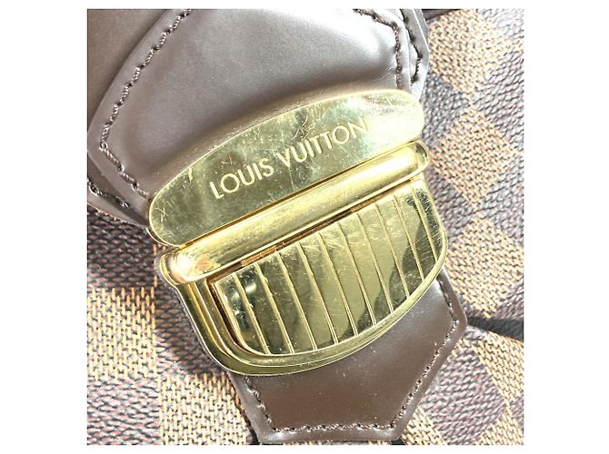 Borsa Tote Louis Vuitton Damier Sistine GM Marrone Damier ebene - vista 8