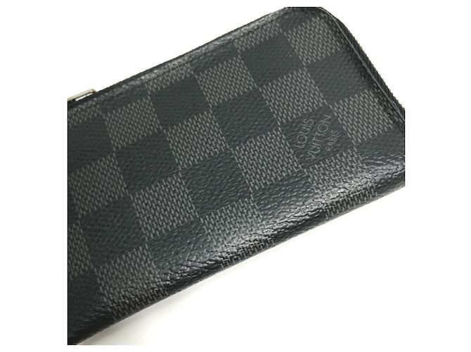 Monedero Damier Graphite Louis Vuitton Negro - vista 2