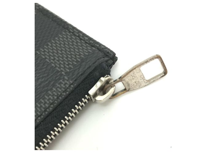Monedero Damier Graphite Louis Vuitton Negro - vista 4