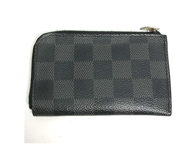 Monedero Damier Graphite Louis Vuitton Negro - vista 5