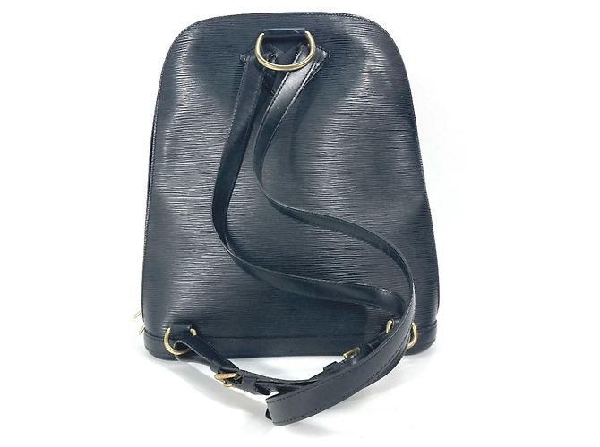Zaino Cobran Epi Louis Vuitton Nero - vista 4