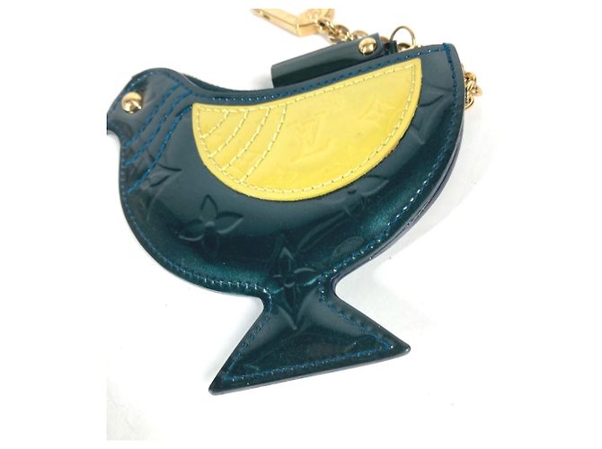 Portafoglio Monogram Vernis Louis Vuitton Blu - vista 3