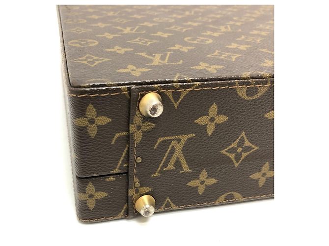 Briefcase Crusher Monogram Louis Vuitton Marrone Monogramma - vista 12