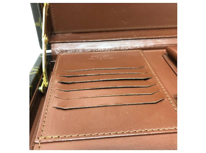 Briefcase Crusher Monogram Louis Vuitton Marrone Monogramma - vista 16