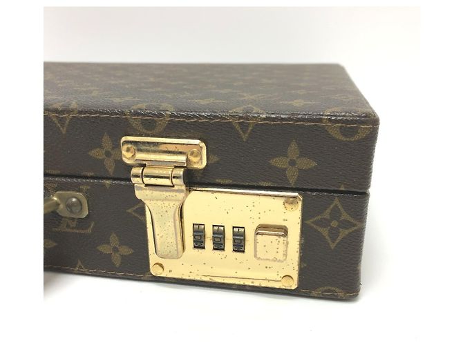 Briefcase Crusher Monogram Louis Vuitton Marrone Monogramma - vista 5