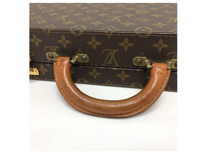 Briefcase Crusher Monogram Louis Vuitton Marrone Monogramma - vista 7