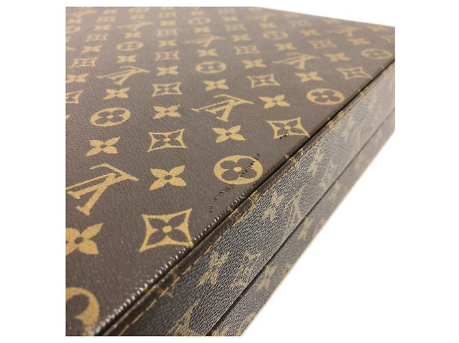 Briefcase Crusher Monogram Louis Vuitton Marrone Monogramma - vista 8