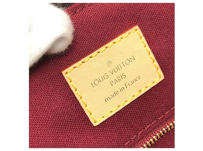 Borsa Louis Vuitton Grand Palais MM Marrone Rosso Monogramma - vista 13