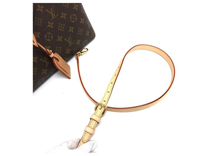 Borsa Louis Vuitton Grand Palais MM Marrone Rosso Monogramma - vista 14