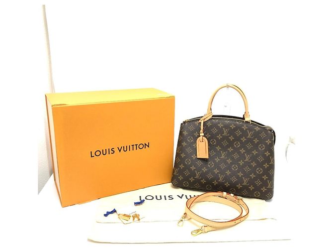 Borsa Louis Vuitton Grand Palais MM Marrone Rosso Monogramma - vista 15