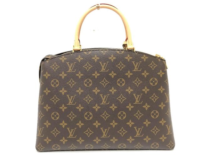 Borsa Louis Vuitton Grand Palais MM Marrone Rosso Monogramma - vista 2