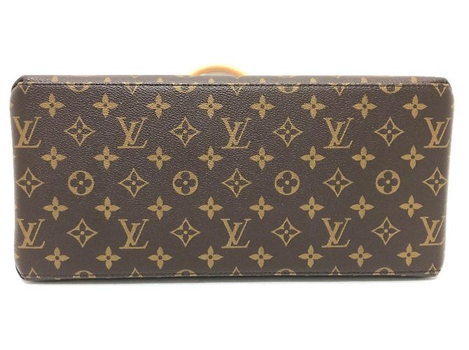 Borsa Louis Vuitton Grand Palais MM Marrone Rosso Monogramma - vista 4