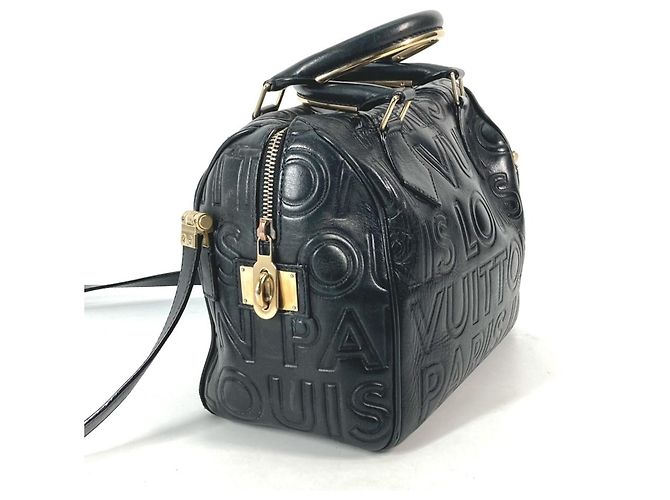 Borsa Speedy Mini 20 Monogramma Louis Vuitton Nero - vista 3