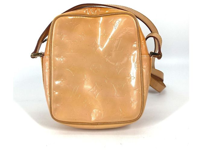Borsa a spalla Worcester in Monogram Vernis di Louis Vuitton Marrone Rosa - vista 3