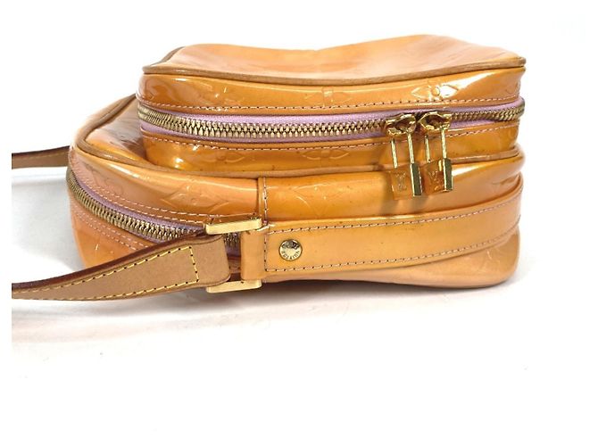 Borsa a spalla Worcester in Monogram Vernis di Louis Vuitton Marrone Rosa - vista 5