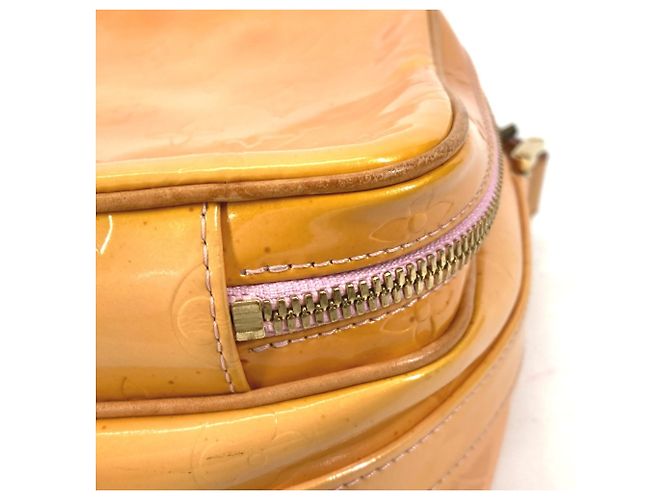 Borsa a spalla Worcester in Monogram Vernis di Louis Vuitton Marrone Rosa - vista 8