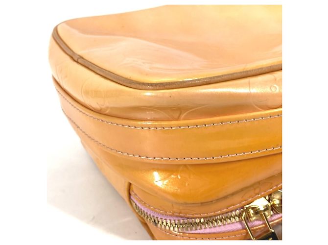 Borsa a spalla Worcester in Monogram Vernis di Louis Vuitton Marrone Rosa - vista 9