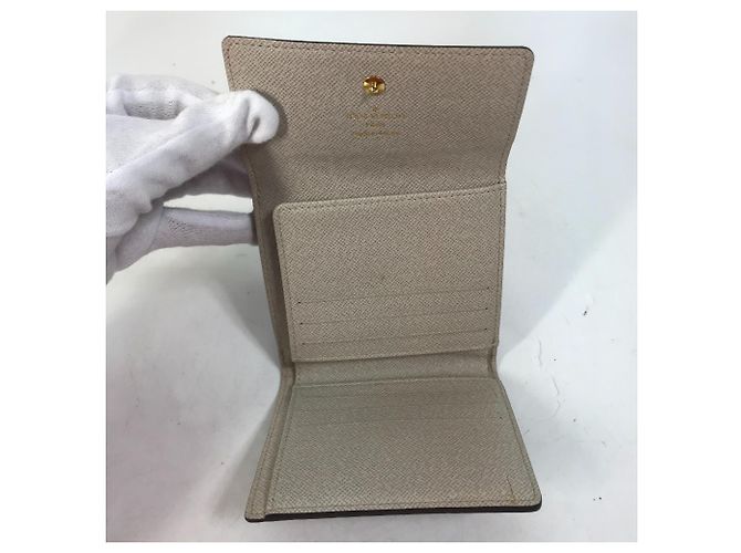 Cartera Tri-fold Elise Monogram Dantiel de Louis Vuitton Castaño Monograma - vista 6