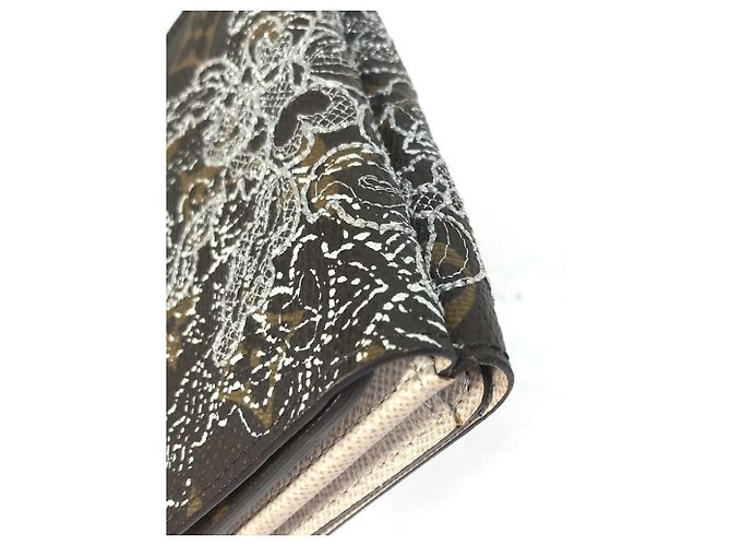 Cartera Tri-fold Elise Monogram Dantiel de Louis Vuitton Castaño Monograma - vista 8