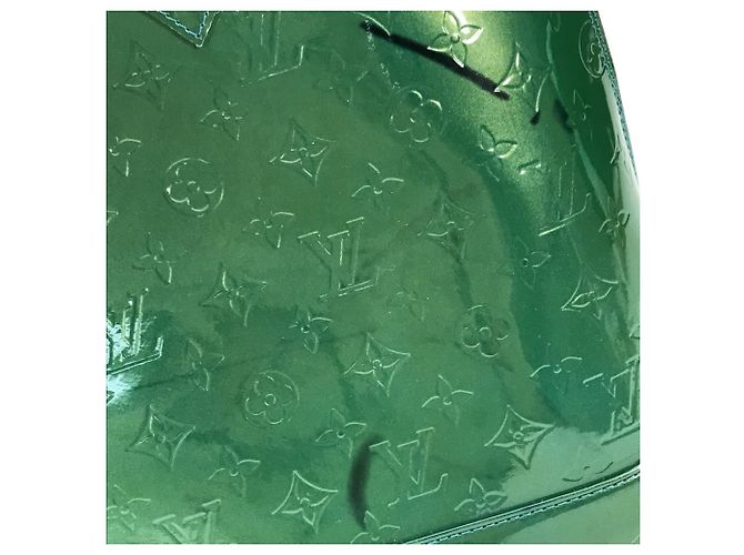 Louis Vuitton Monogram Vernis Alma GM Tote Bag Grün - Ansicht 11