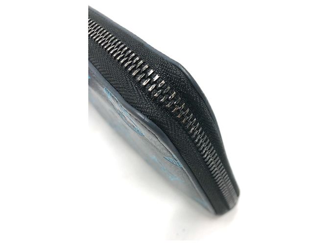 Louis Vuitton Monogram Shadow Zippy Wallet Vertical Navy blue - view 7