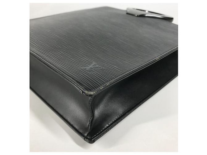 Borsa Tote Epi Ombre Louis Vuitton Nero - vista 6