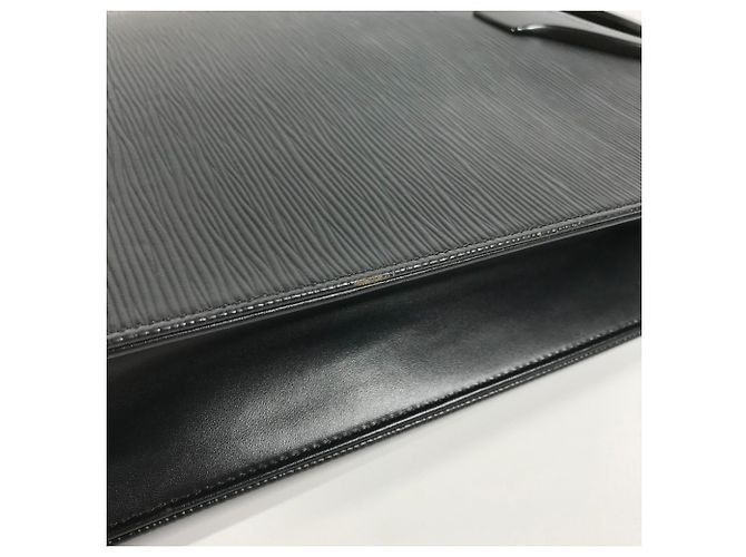 Borsa Tote Epi Ombre Louis Vuitton Nero - vista 7