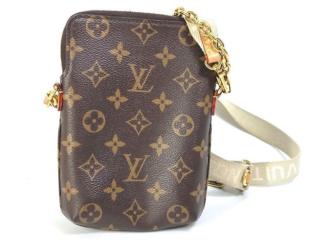 Pochette Crossbody Utility Monogram Louis Vuitton Marrone Monogramma - vista 4