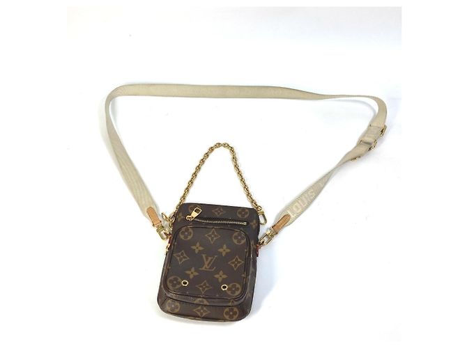 Pochette Crossbody Utility Monogram Louis Vuitton Marrone Monogramma - vista 8