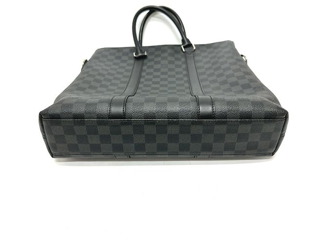 Borsa tote Anton Damier Graphite Louis Vuitton Nero - vista 3