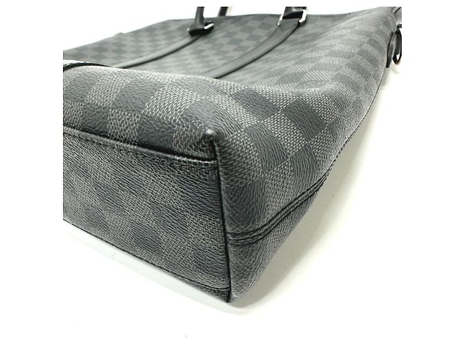 Borsa tote Anton Damier Graphite Louis Vuitton Nero - vista 4