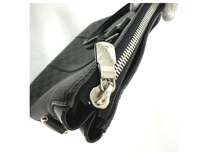 Borsa tote Anton Damier Graphite Louis Vuitton Nero - vista 8