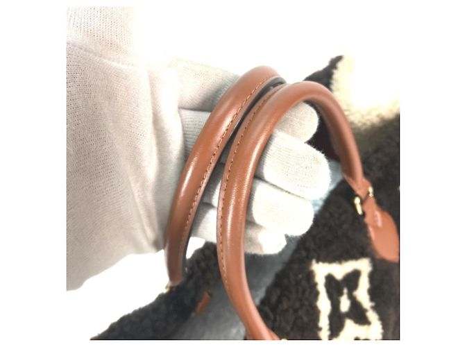 Borsa tote On the Go GM in Monogram Louis Vuitton Marrone Beige Monogramma - vista 7