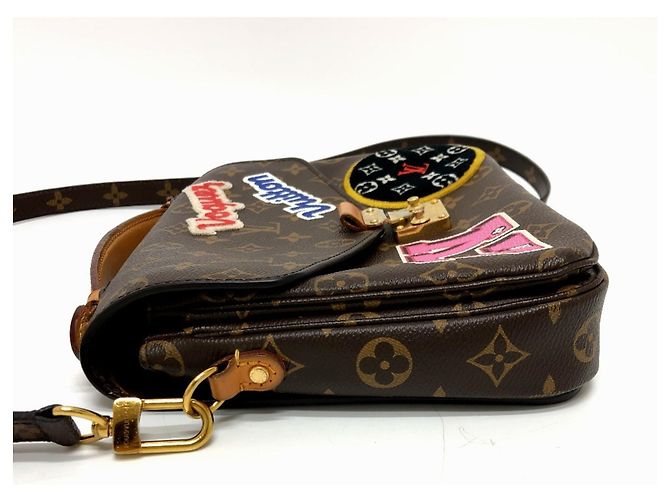 Borsa Louis Vuitton Pochette Metis MM Patches Marrone Multicolore Monogramma - vista 10