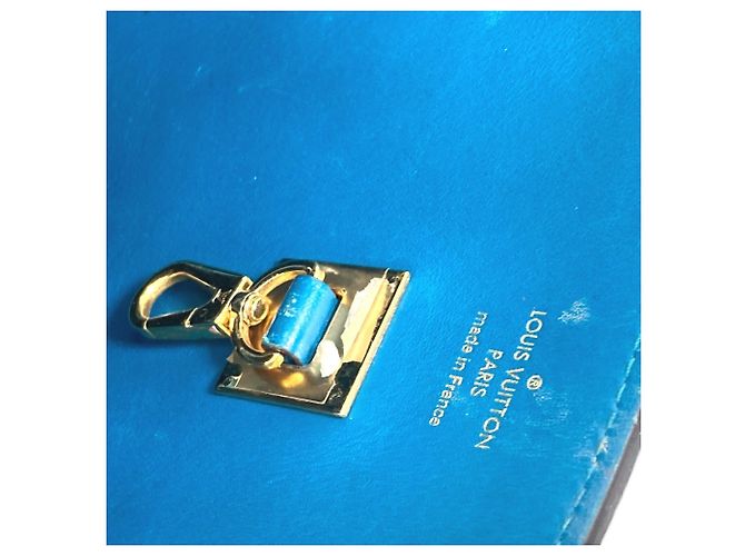 Borsa Mila MM Louis Vuitton Blu - vista 12