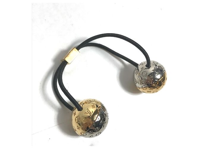 Accessorio per capelli Scrunchie Planet LV di Louis Vuitton Argento D'oro - vista 5