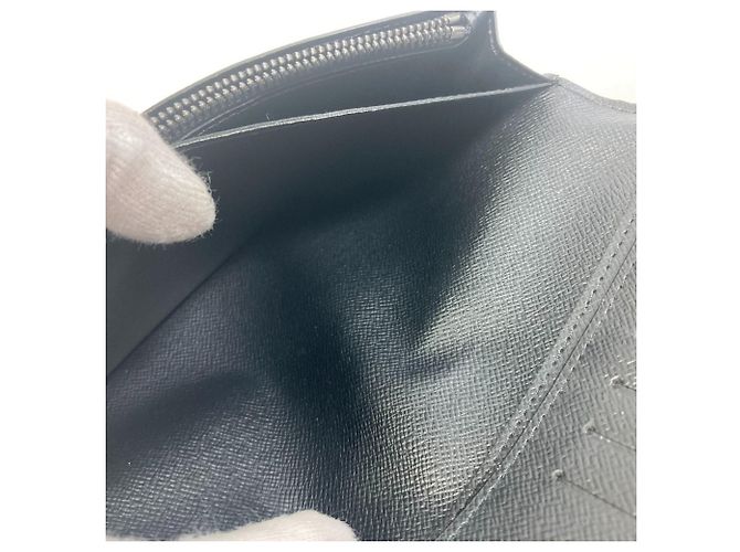 Louis Vuitton Monogram Eclipse Long Wallet Black - view 14