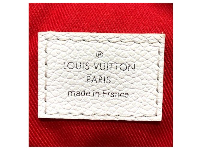 Borsa Messenger a Spalla Damier Giant Spray Trio di Louis Vuitton Bianco Giallo - vista 12
