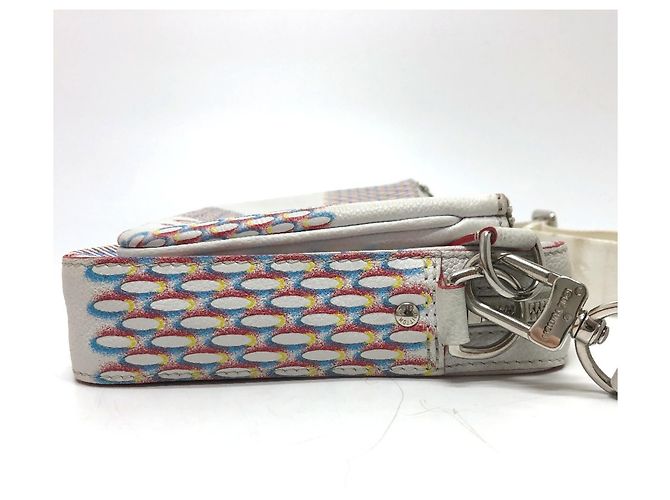 Borsa Messenger a Spalla Damier Giant Spray Trio di Louis Vuitton Bianco Giallo - vista 3