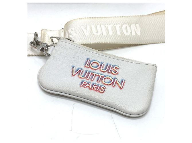 Borsa Messenger a Spalla Damier Giant Spray Trio di Louis Vuitton Bianco Giallo - vista 8