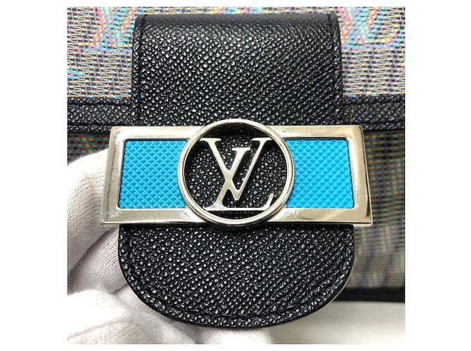 Sac à bandoulière Mini Pop Dauphine de Louis Vuitton Bleu Multicolore - vue 5