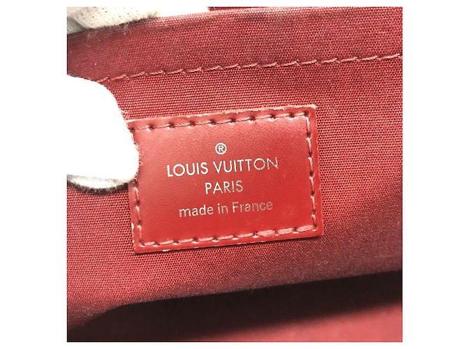 Bowling Borsa Boston Mini Montaigne GM in pelle Epi Louis Vuitton Rosso - vista 15