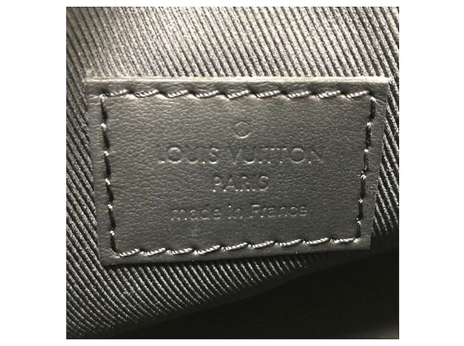 Bolso de Hombro Louis Vuitton Aerogram Keepall XS 2 Vías Negro - vista 12