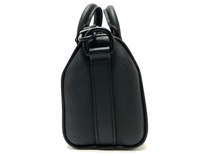Bolso de Hombro Louis Vuitton Aerogram Keepall XS 2 Vías Negro - vista 4