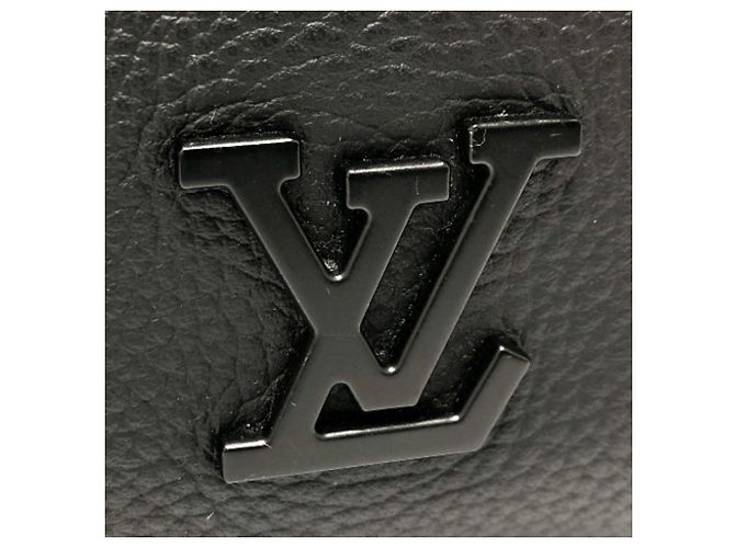 Bolso de Hombro Louis Vuitton Aerogram Keepall XS 2 Vías Negro - vista 9
